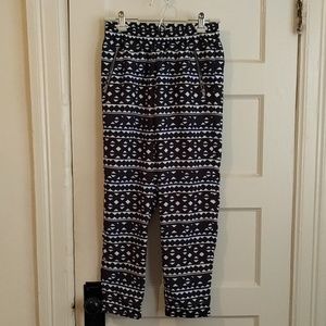 J. crew fun patterned pants, office, out or errands!